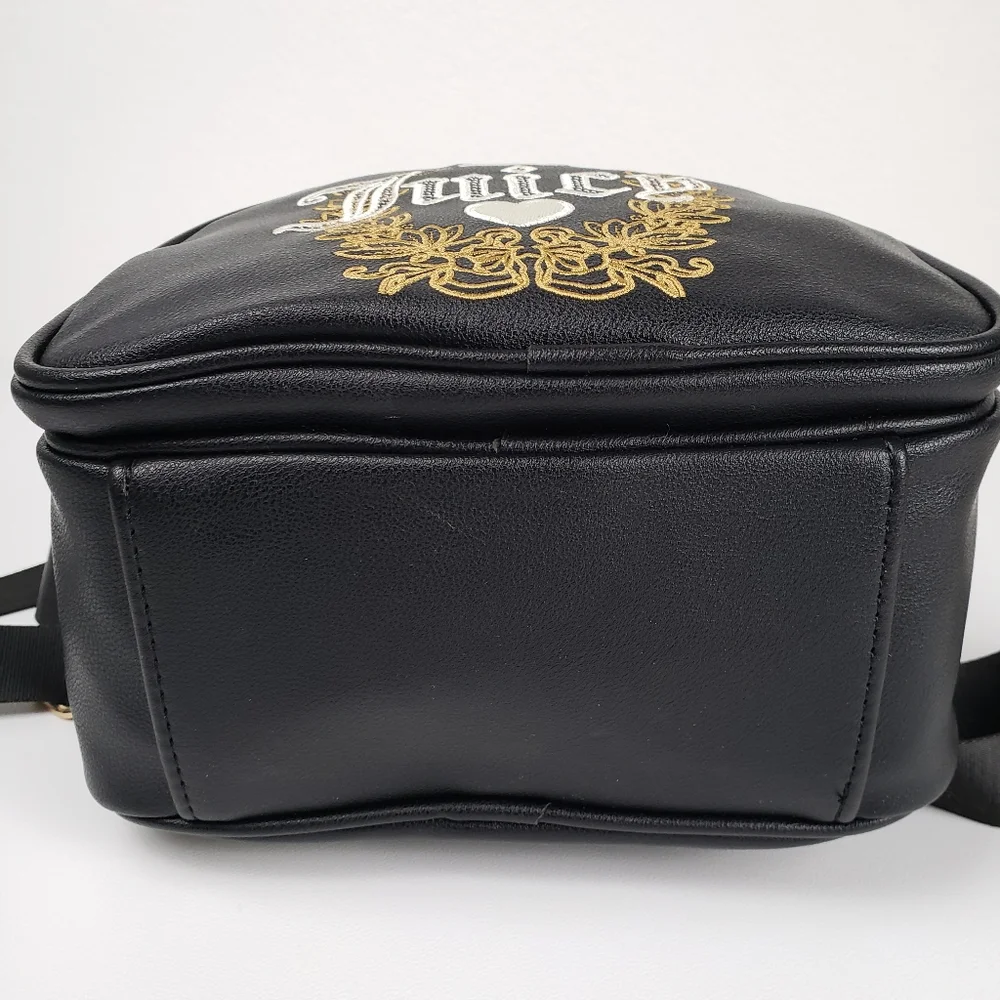 Juicy Couture Licorice Heritage Mini Backpack Crown Heart Logo